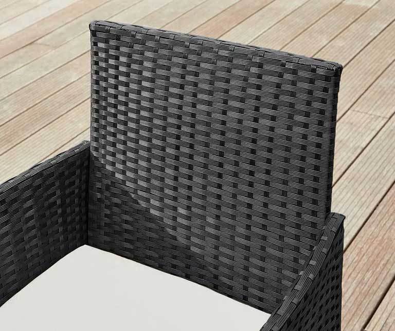 Baštenski Set Od Ratana Bonzzo - 2 Fotelje, Sofa, Sto i Jastuci - pogled 4