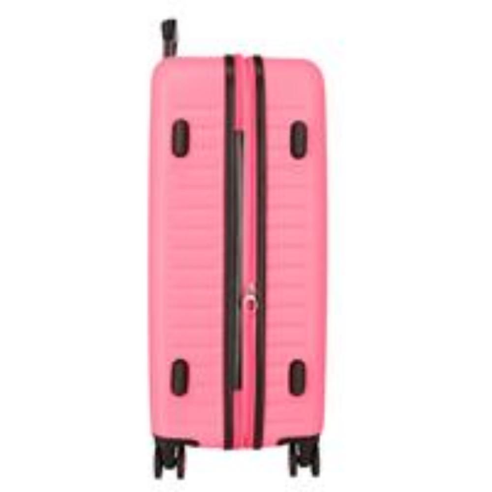 Komplet proširivih ABS kofera 55cm i 68cm PJL Montana pink 75689 - pogled 4