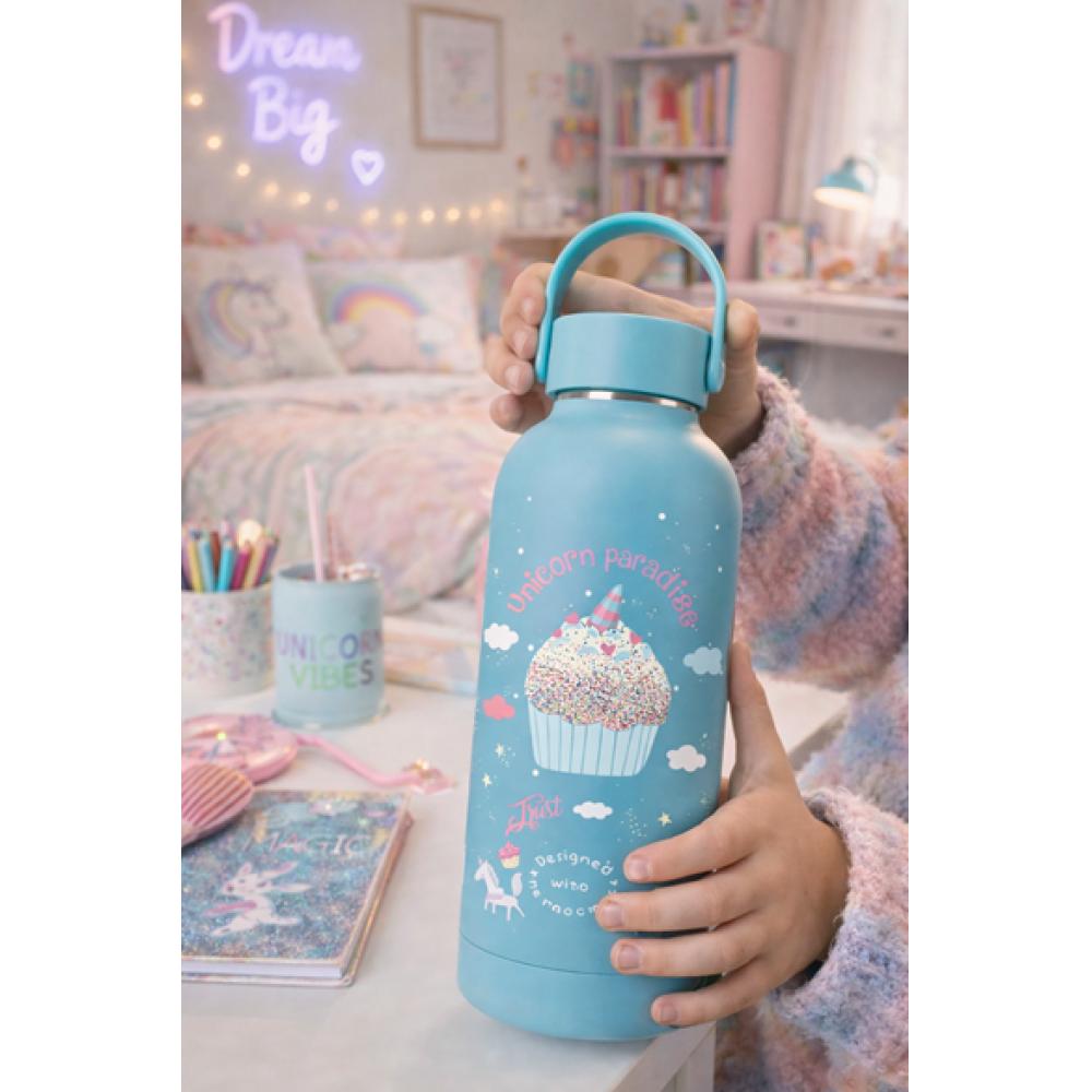 Termos 500ml 12-24h održavanje temperature Enso Unicorn Paradise turquoise 99433 - pogled 4