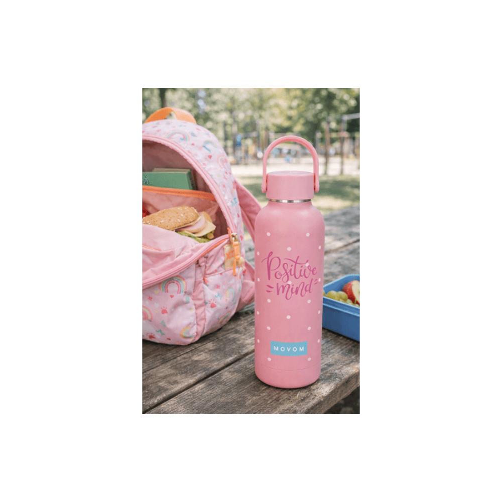 Termos 500ml 12-24h održavanje temperature Movom Positiv Mind coral 32333 - pogled 4