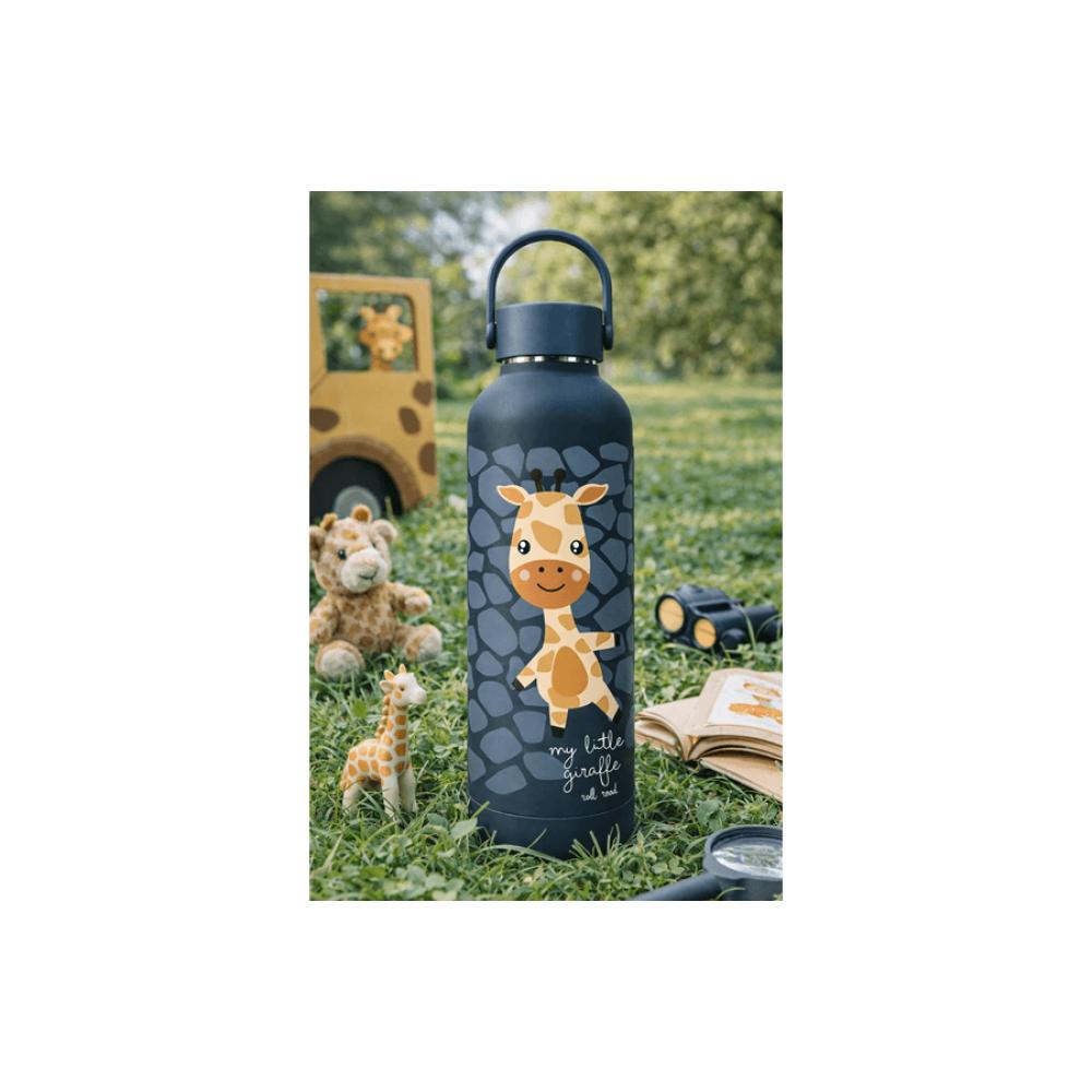 Termos 500ml 12-24h održavanje temperature Roll Road Happy Pets Giraffe navy 49933 - pogled 4