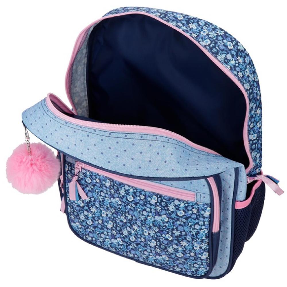 Ranac 38cm za školu Movom Spring Vibes blue 32622 - pogled 4