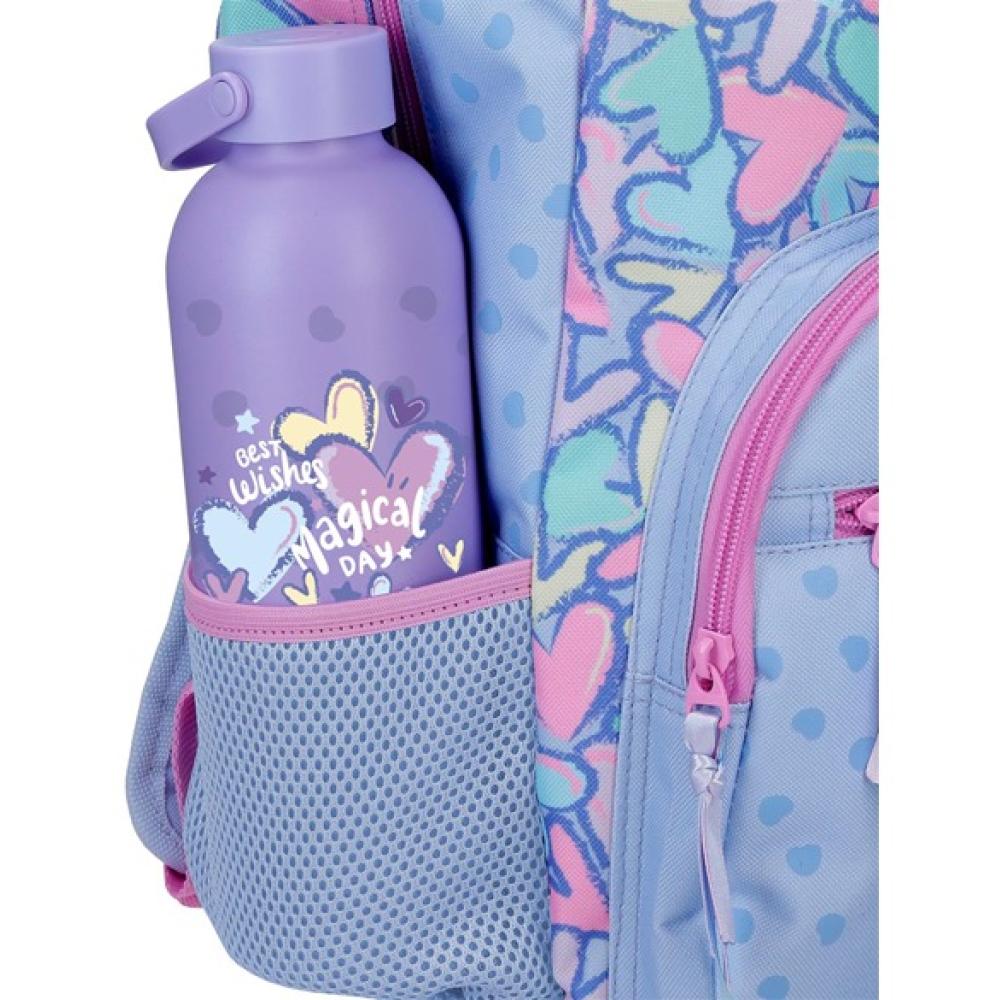 Ranac za vrtić 28cm Movom Best Wishes purple 32121 - pogled 4
