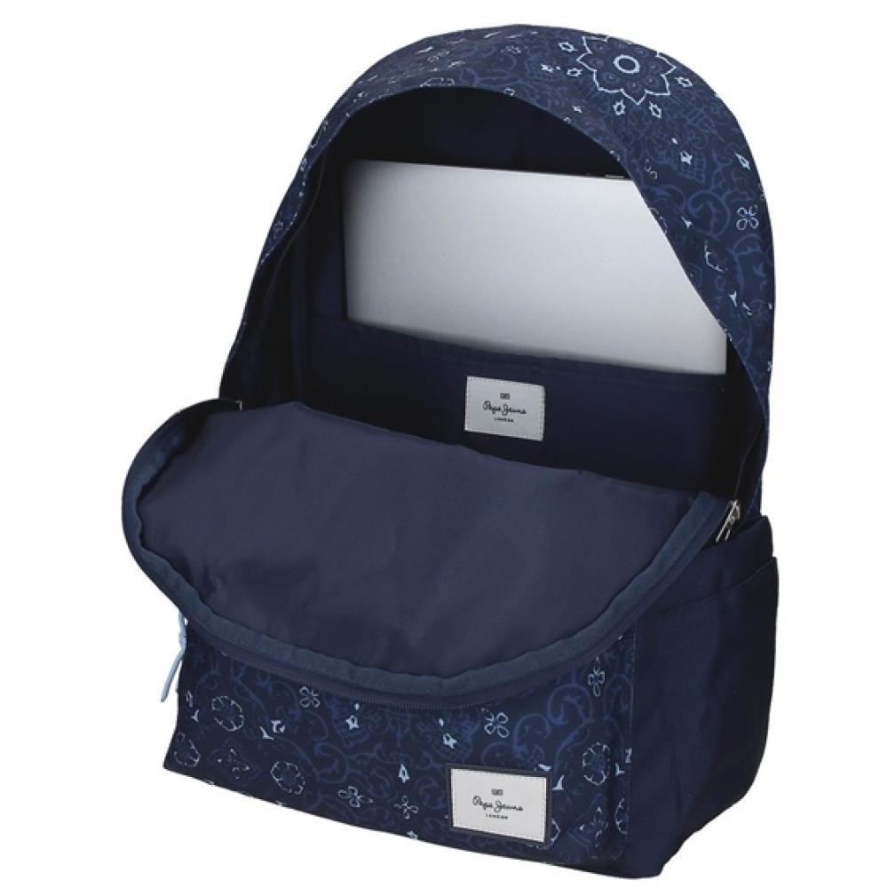 Ranac 44cm za školu i laptop Pepe Jeans Lenay navy 61223 - pogled 4