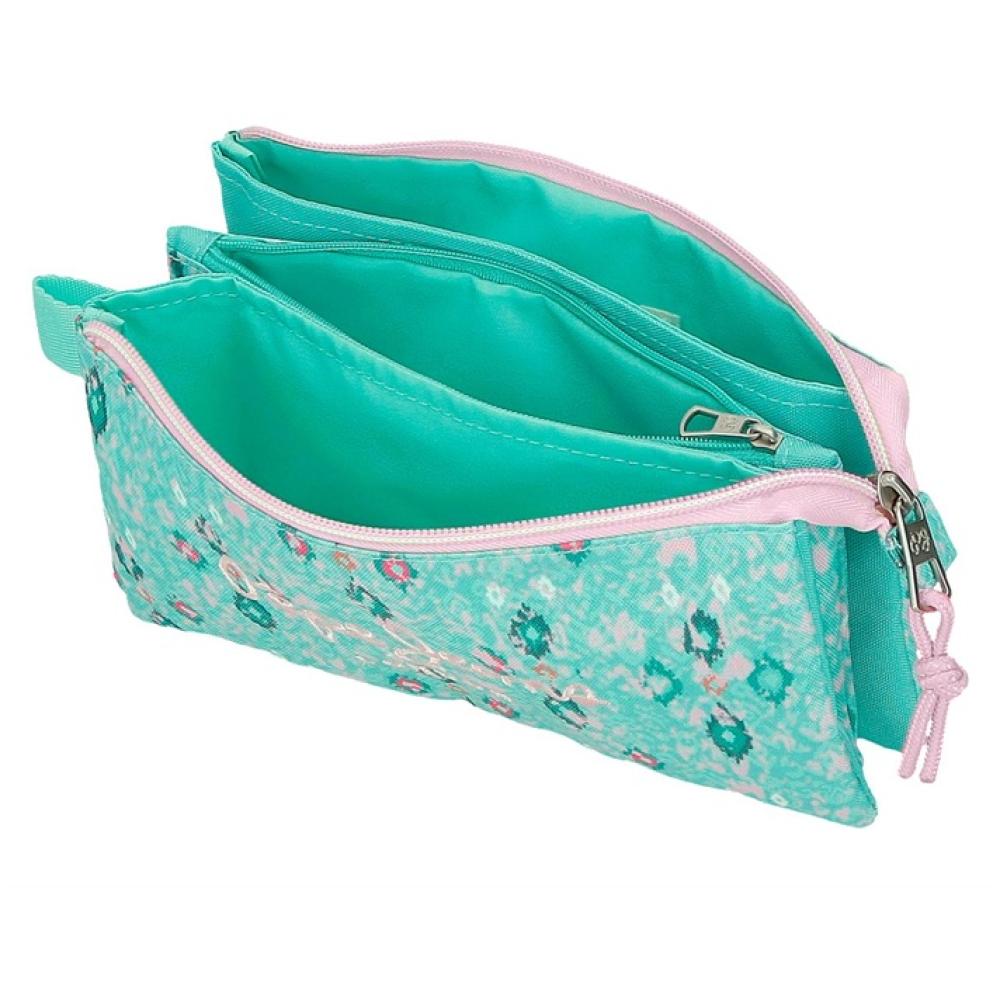 Pernica sa 3 pregrade Pepe Jeans Sun turquoise 61143 - pogled 4