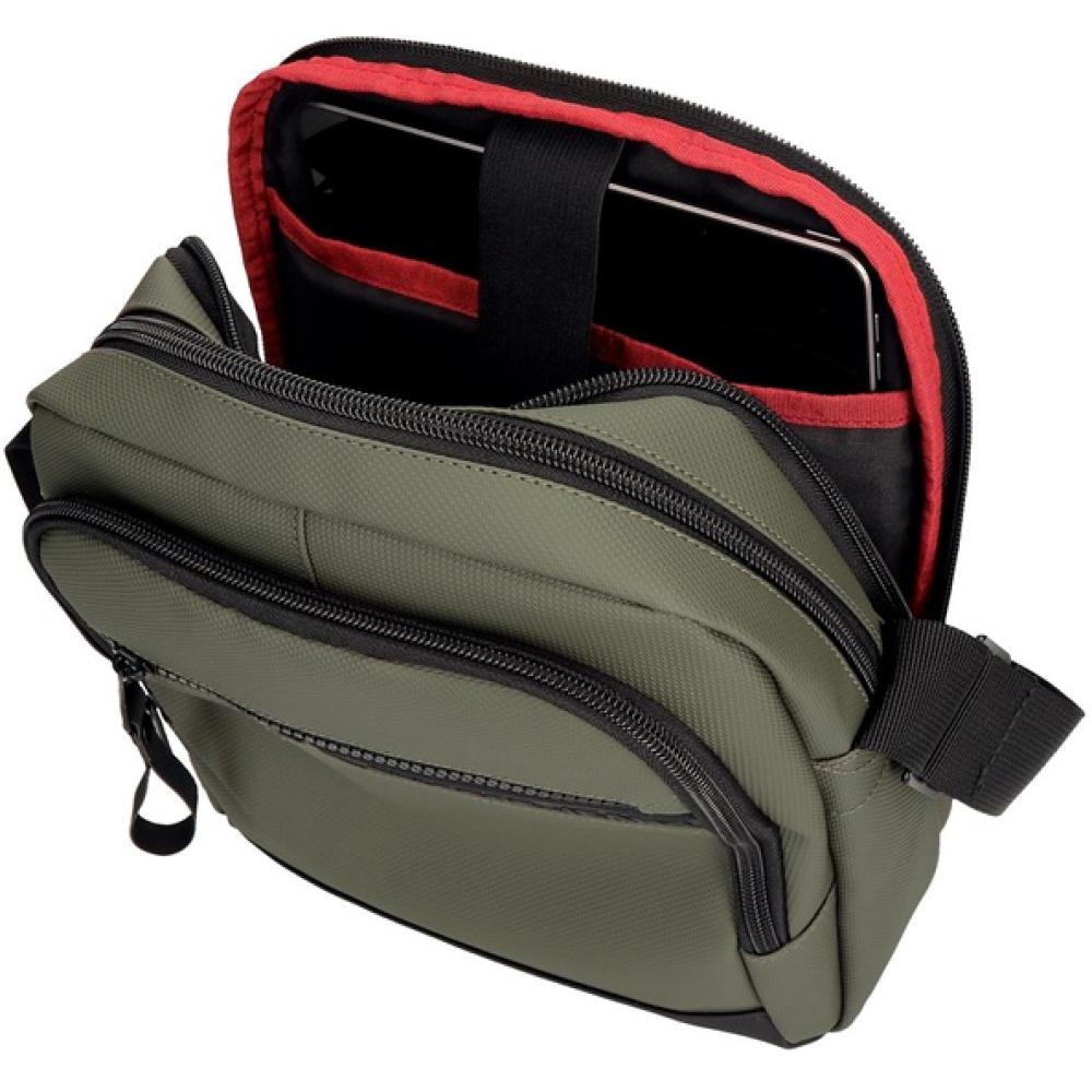 Muška torbica 27cm sa pregradom za tablet PJL Dorking khaki 74657 - pogled 4