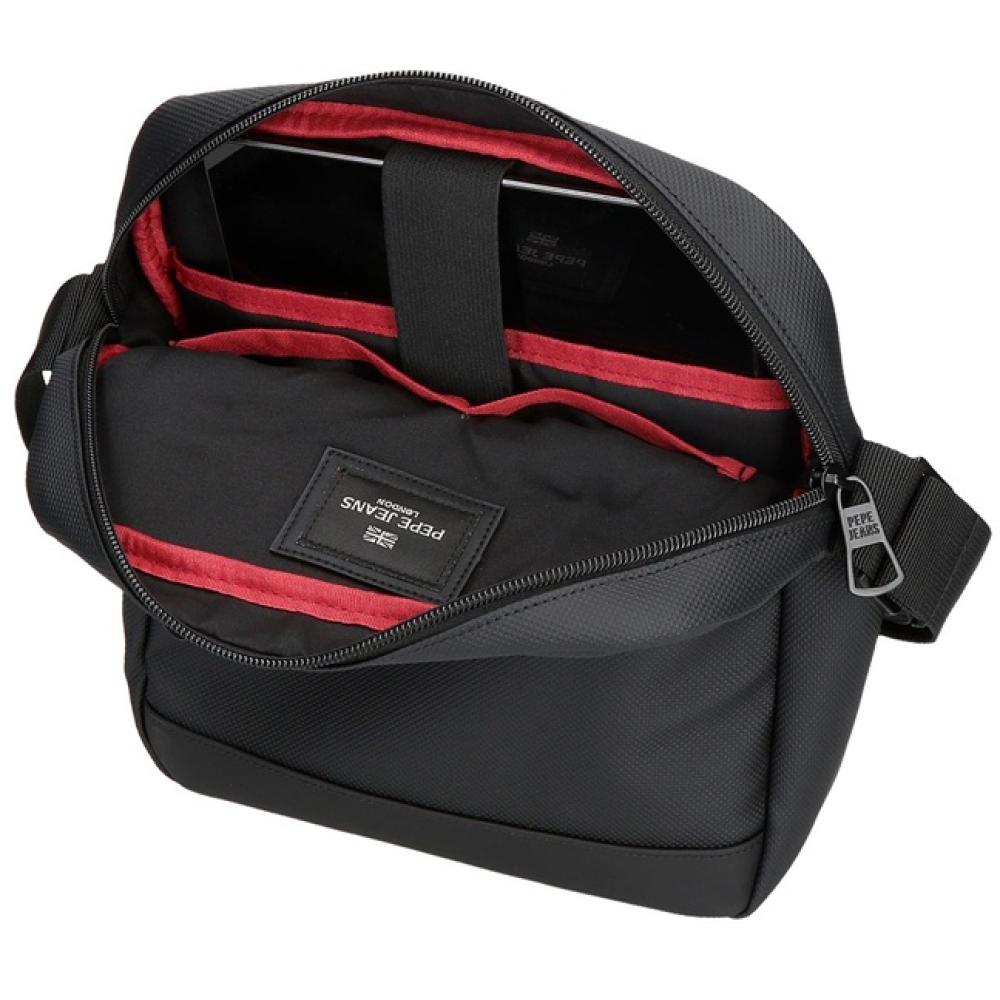 Muška torbica 27cm sa pregradom za tablet Pepe Jeans Dorking black 74656 - pogled 4