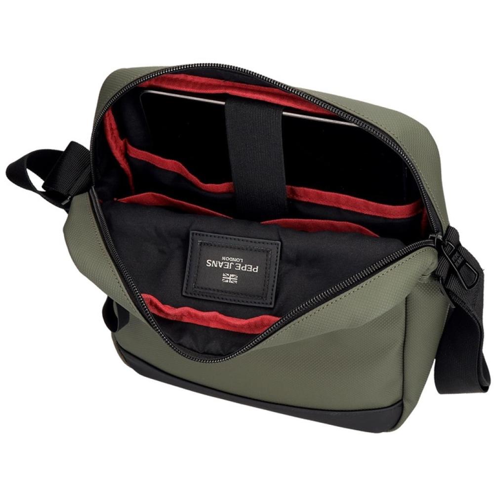 Muška torbica 27cm sa pregradom za tablet Pepe Jeans Dorking khaki 74656 - pogled 4