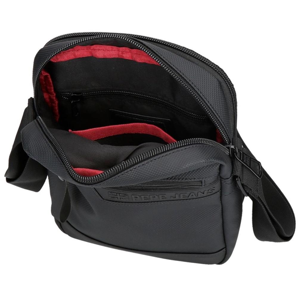 Muška torbica 22cm sa 2 pregrade PJL Dorking black 74655 - pogled 4
