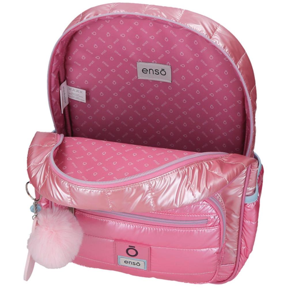 Ranac 38cm za predškolsko i školu Enso Into The Wild pink 99823 - pogled 4