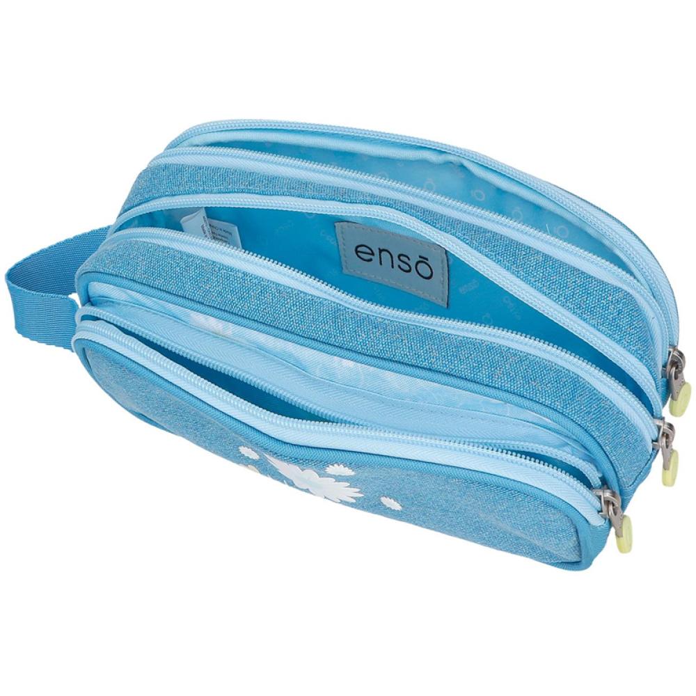 Pernica sa 3 pregrade Enso Happiness blue 99747 - pogled 4