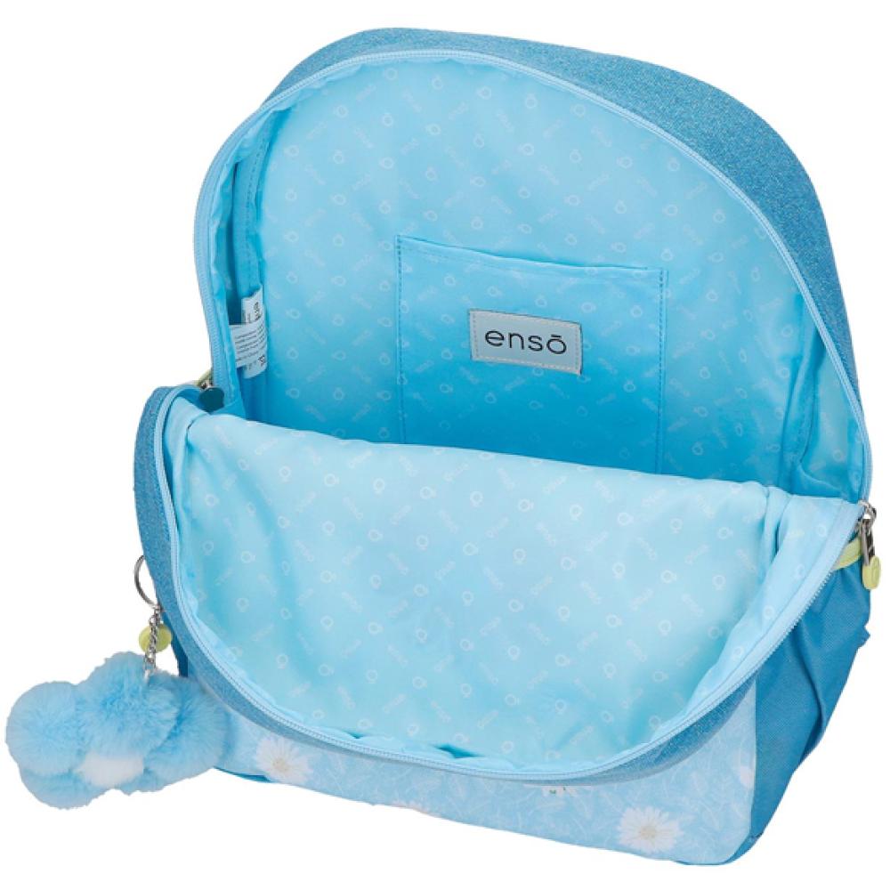 Ranac za devojčice 33cm Enso Happiness blue 99722 - pogled 4
