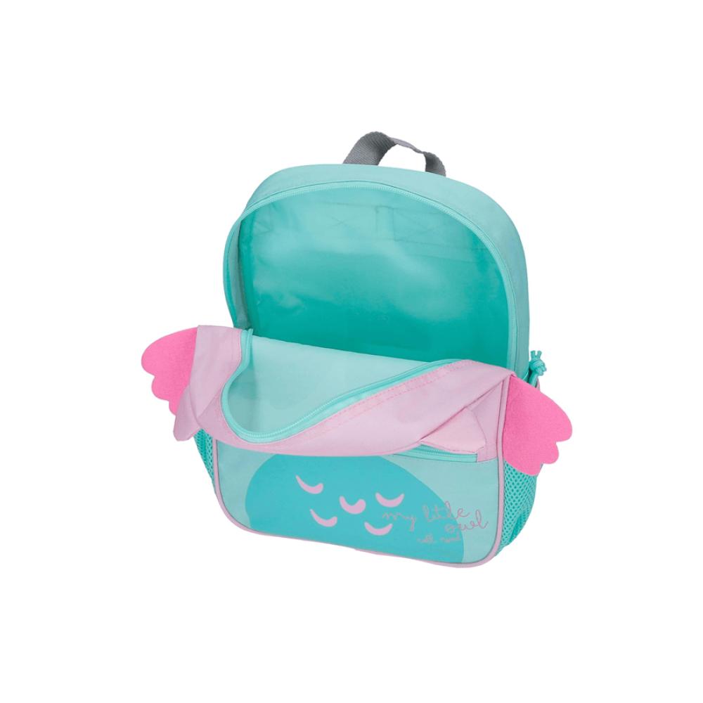 Ranac za vrtić 28cm Roll Road Happy Owl pink 49921 - pogled 4