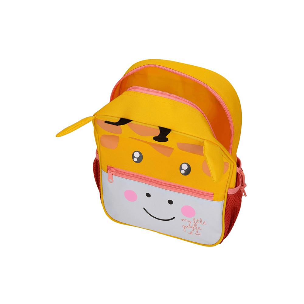 Ranac za vrtić 28cm Roll Road Happy Giraffe yellow 49921 - pogled 4
