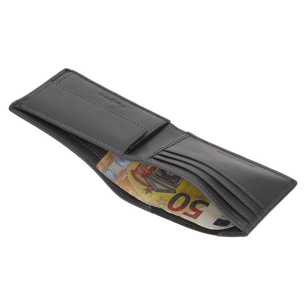 Kožni novčanik na preklop PJL Indiana grey 75371 - pogled 4