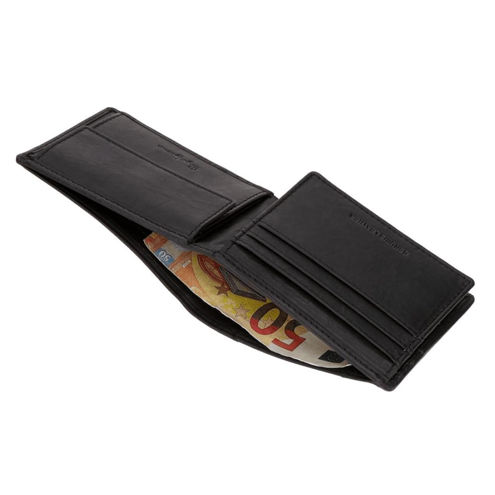 Kožni novčanik na preklop Pepe Jeans Indiana black 75331 - pogled 4