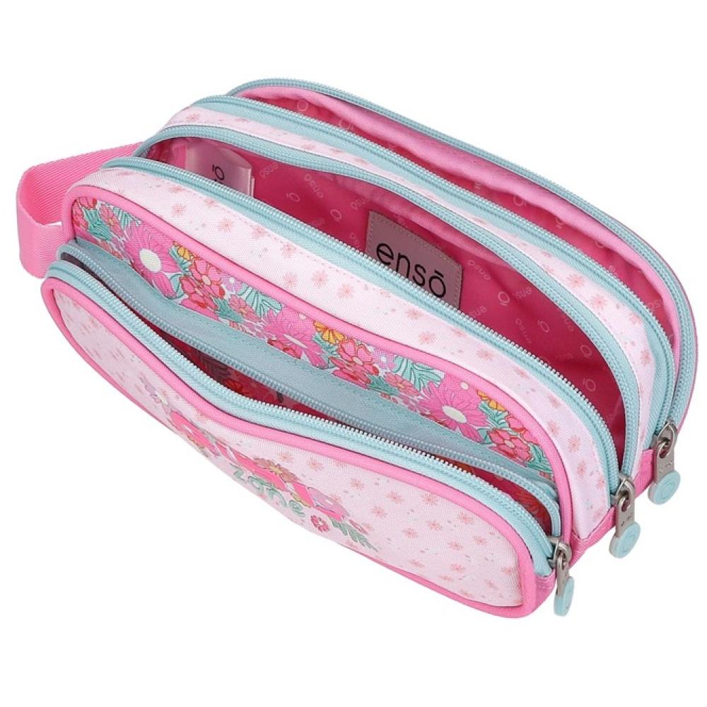 Pernica sa 3 pregrade Enso Girl Zone pink 99347 - pogled 4