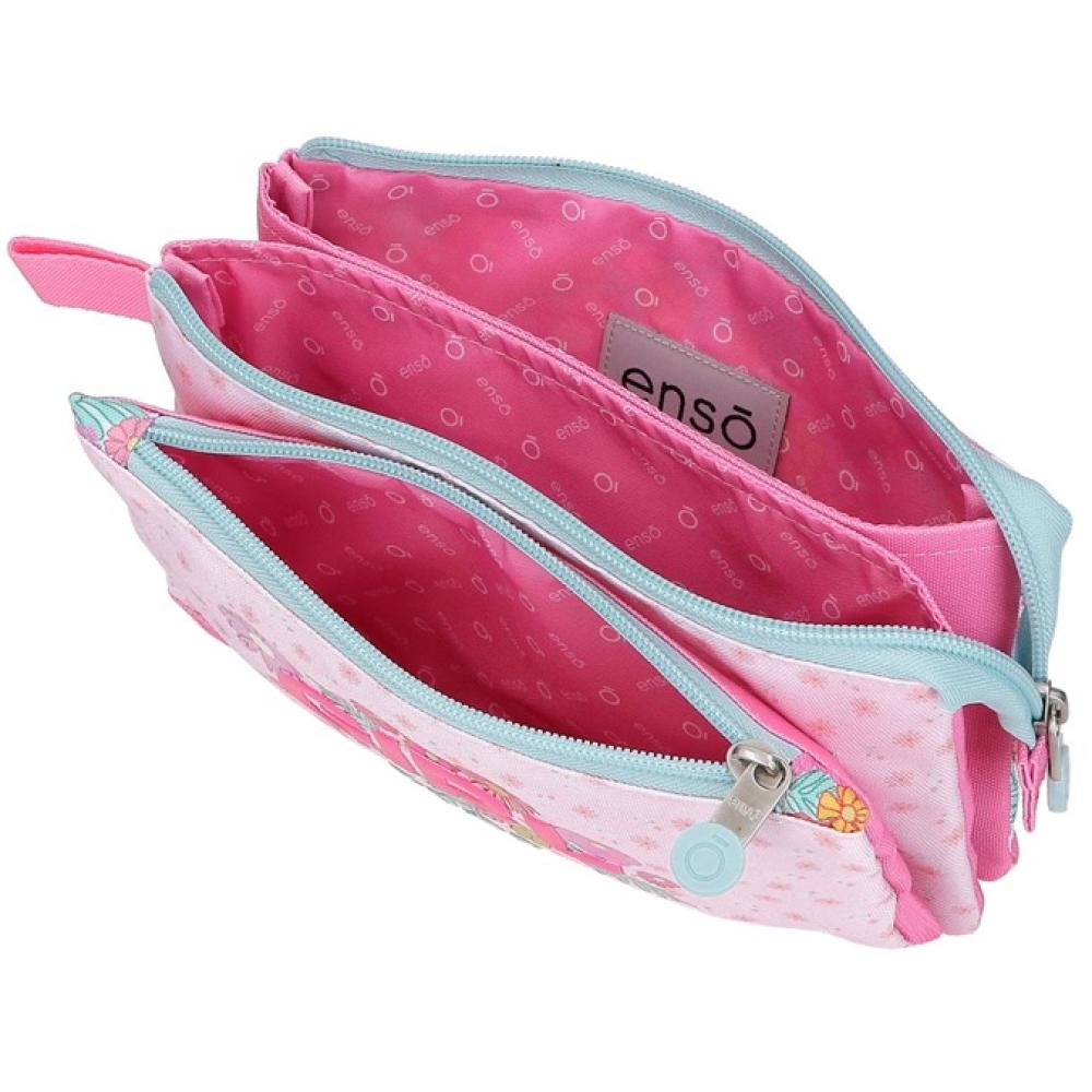 Pernica sa 3 pregrade Enso Girl Zone pink 99343 - pogled 4