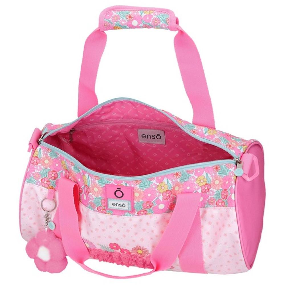 Putna torba ili torba za trening Enso Girl Zone pink 99330 - pogled 4