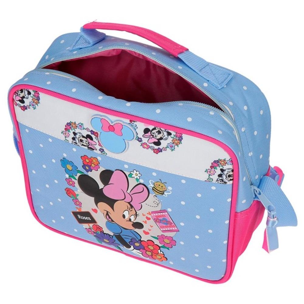 Torba za devojčice Disney Minnie Flowers blue 43148 - pogled 4