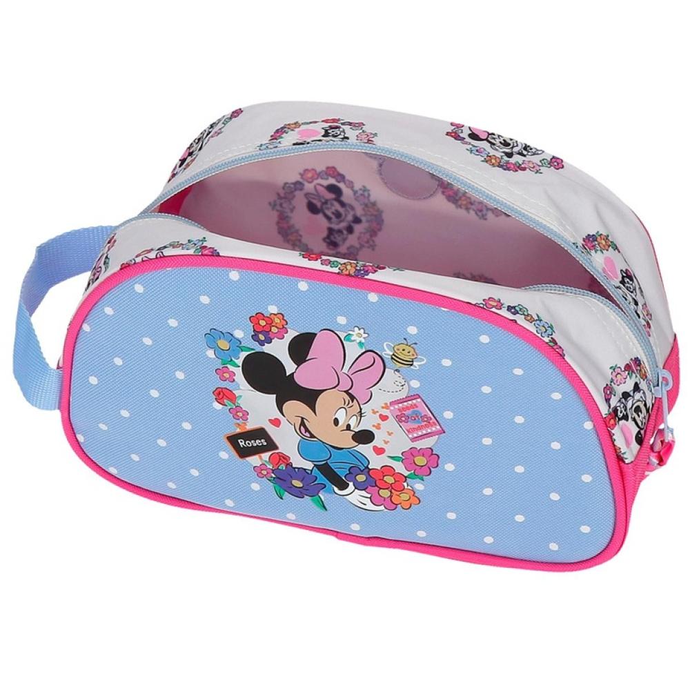 Toaletni neseser Disney Minnie Flowers blue 43144 - pogled 4