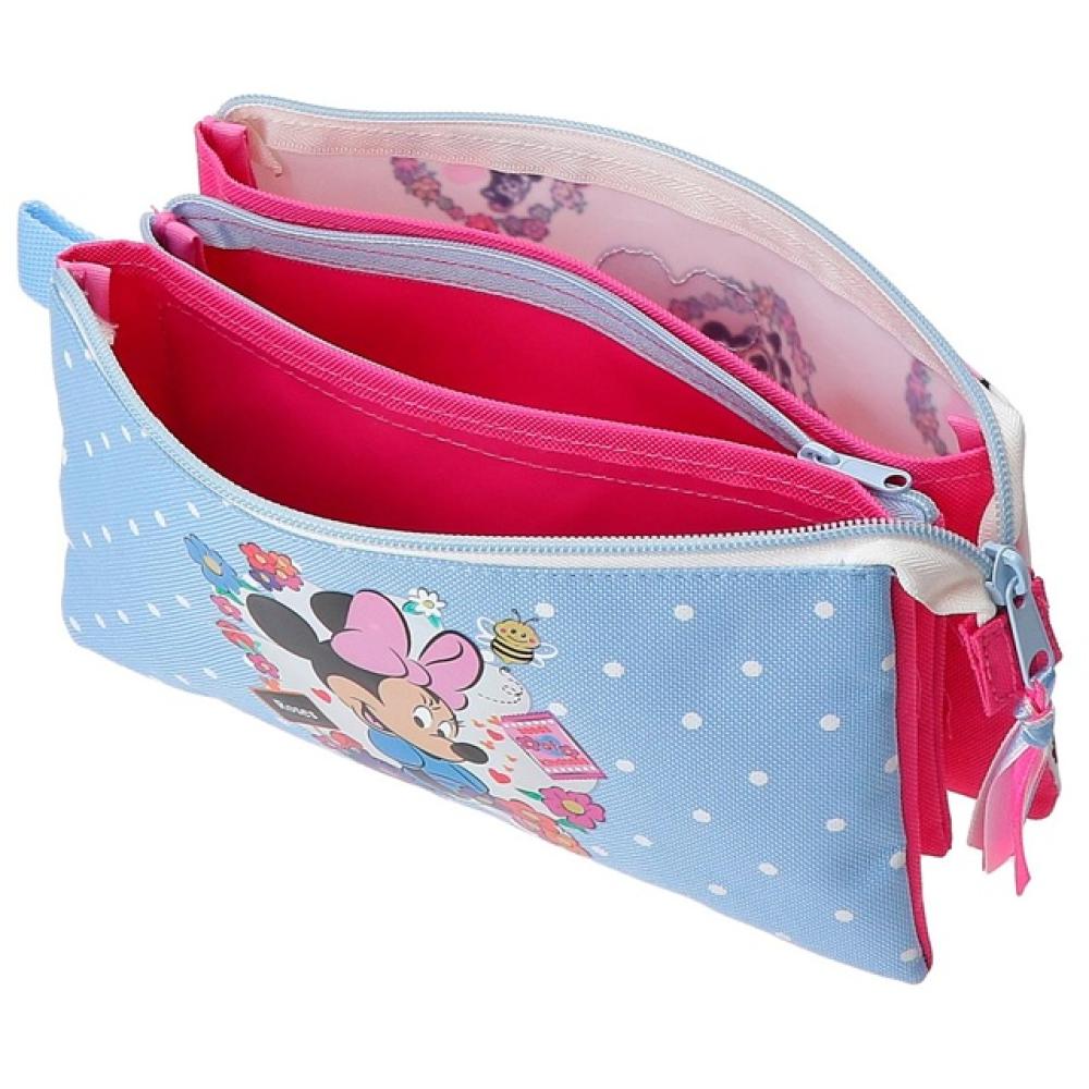 Pernica sa 3 pregrade Disney Minnie Flowers blue 43143 - pogled 4