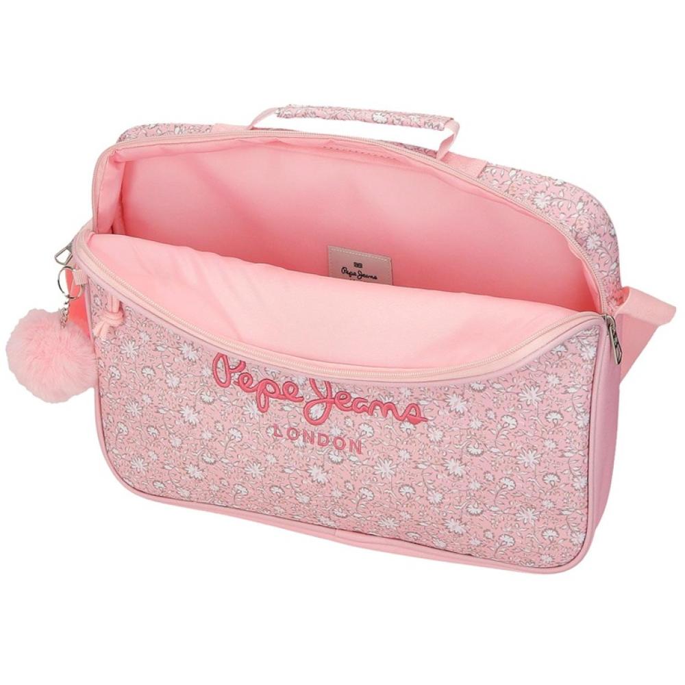 Torba za laptop ili školska torba 38cm PJL Mia light pink 60753 - pogled 4