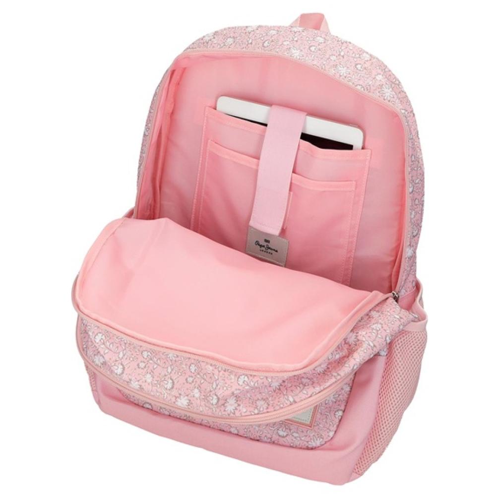 Ranac 44cm za školu Pepe Jeans Mia light pink 60725 - pogled 4