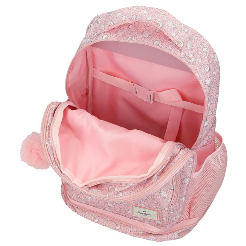 Ranac za školu 43cm sa točkićima PJL Mia light pink 60729 - pogled 4