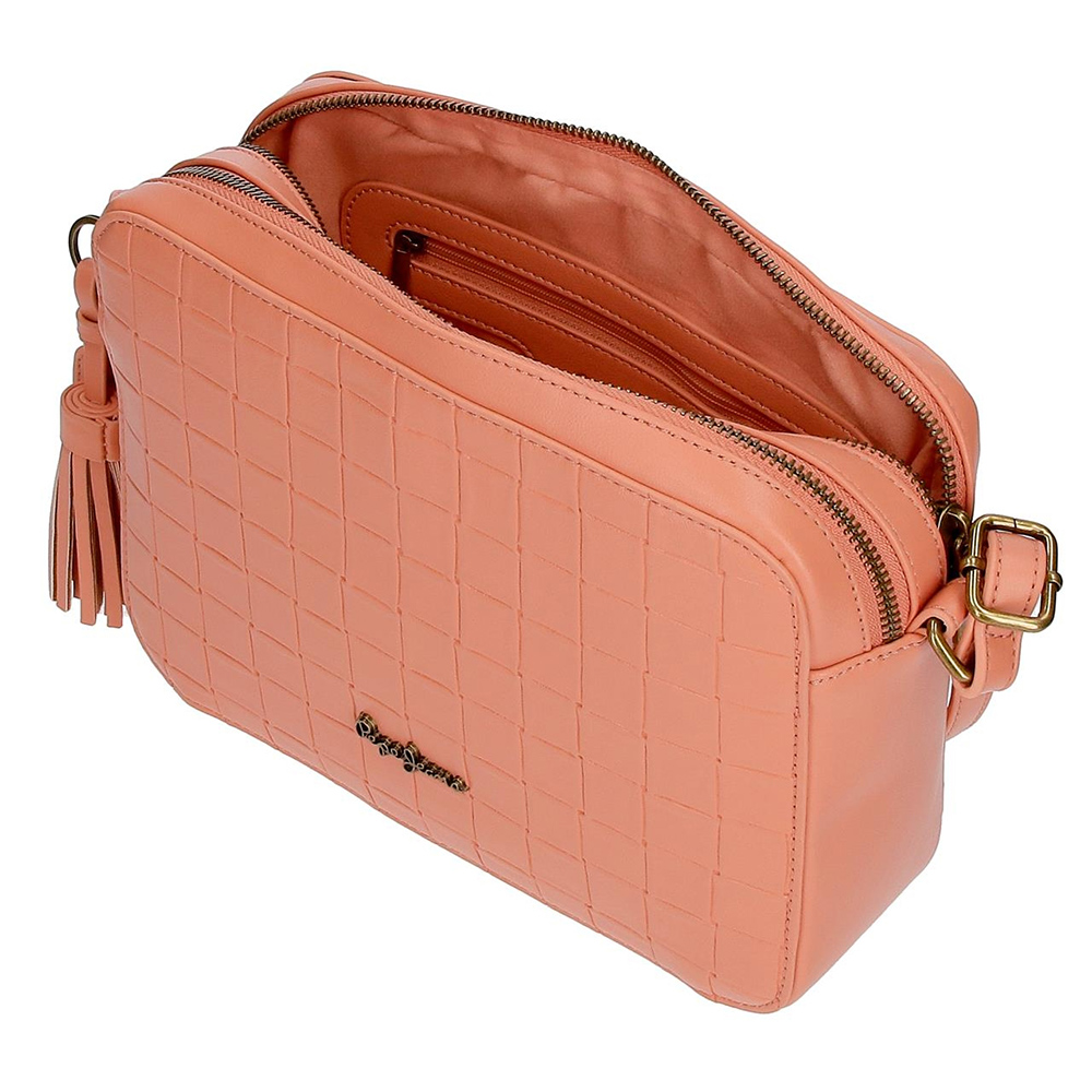 Ženska torba sa dve pregrade Pepe Jeans Naiara apricot 70953 - pogled 4
