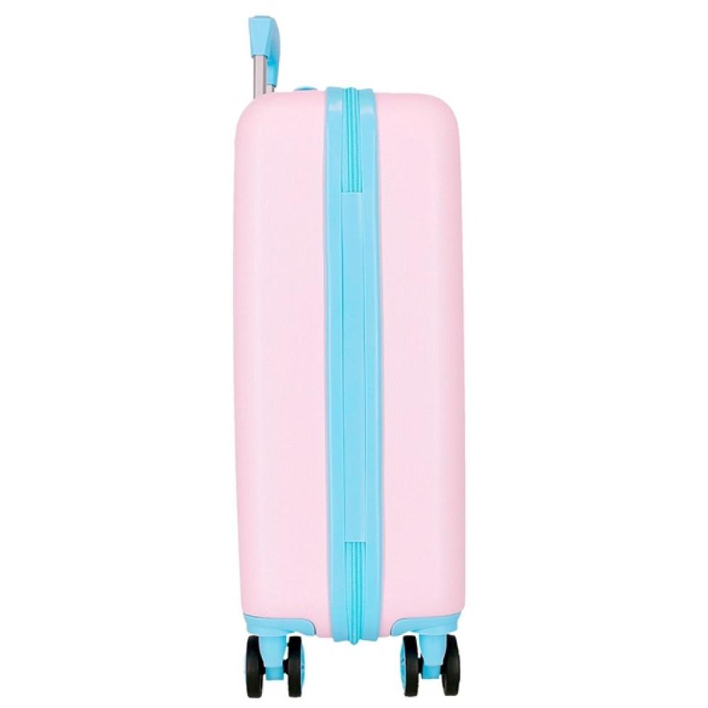 Dečji kofer 55cm Roll Road Happy Pets Owl pink 49911 - pogled 4