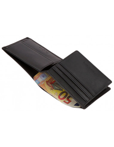 Kožni novčanik na preklop Pepe Jeans Luton black 73631 - pogled 4