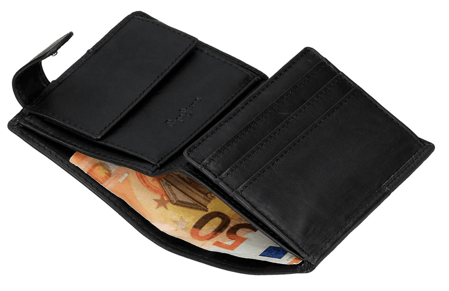 Kožni novčanik za muškarce PJL Dual black 78312 - pogled 4