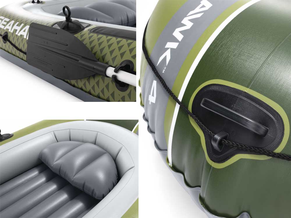 Intex Seahawk 4 Čamac na naduvavanje sa veslima i pumpom 66334 - pogled 4