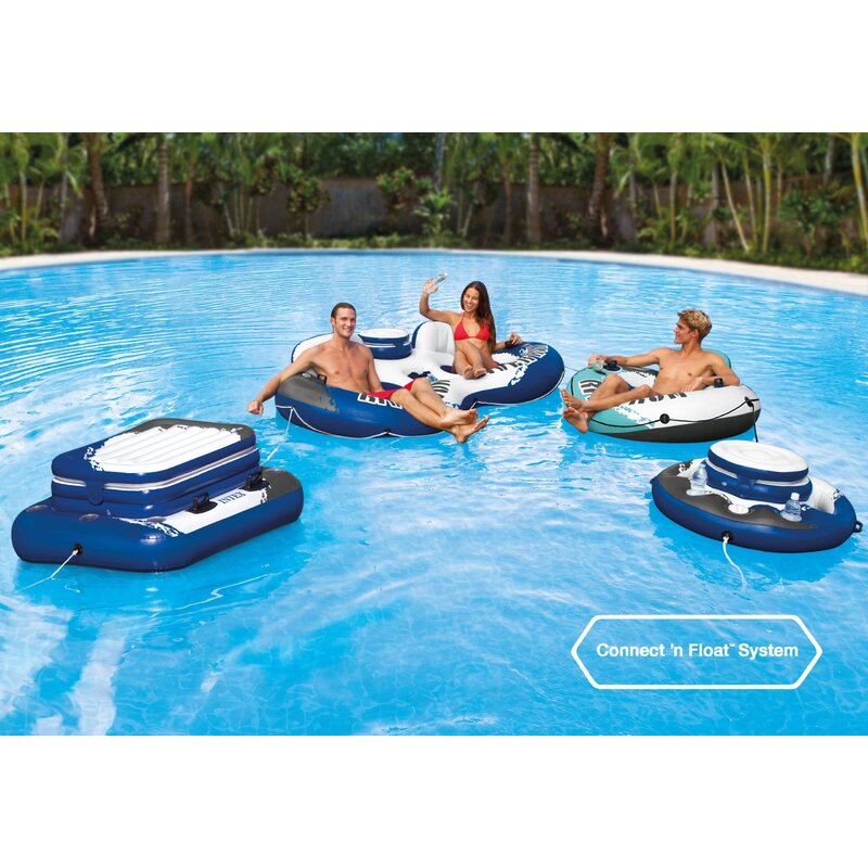 Intex kolut za vodu sa mrežicom i držačima za čaše – Aqua River Run 135 cm - pogled 4