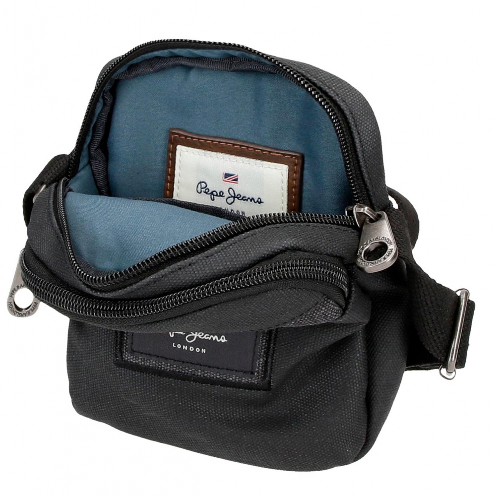 Pepe Jeans Muška torbica 15cm Court black 71351 - pogled 4