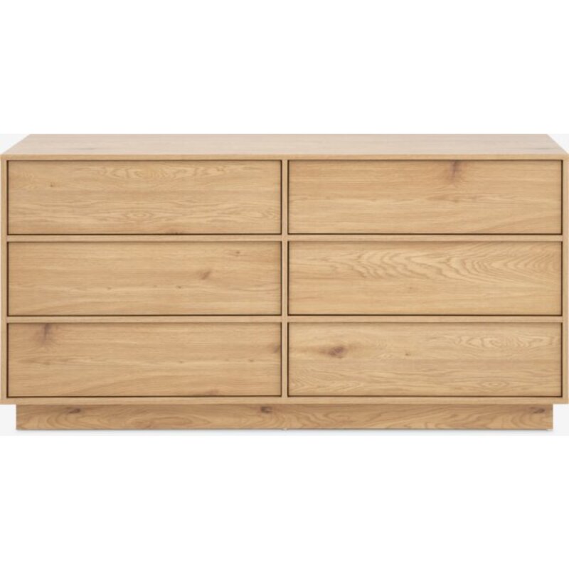 Komoda TRANUM 3+3 fioke, topao hrast - pogled 4