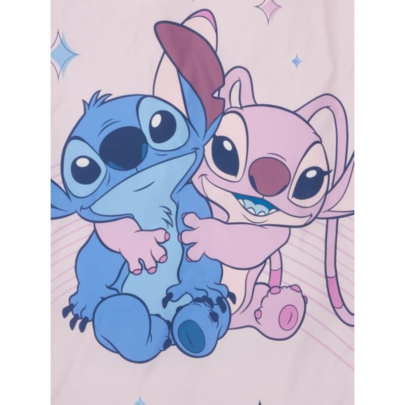 Dečija posteljina STITCH 140x200 roze Jastučnica i jorganska navlaka - pogled 4