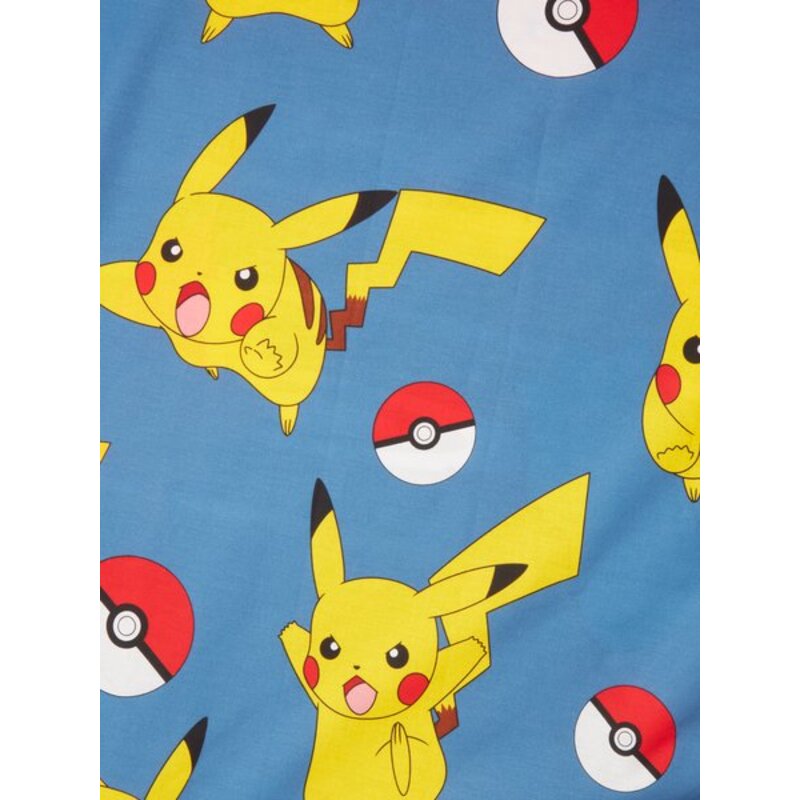Dečija posteljina POKEMON 140x200 plava Jastučnica i jorganska navlaka - pogled 4