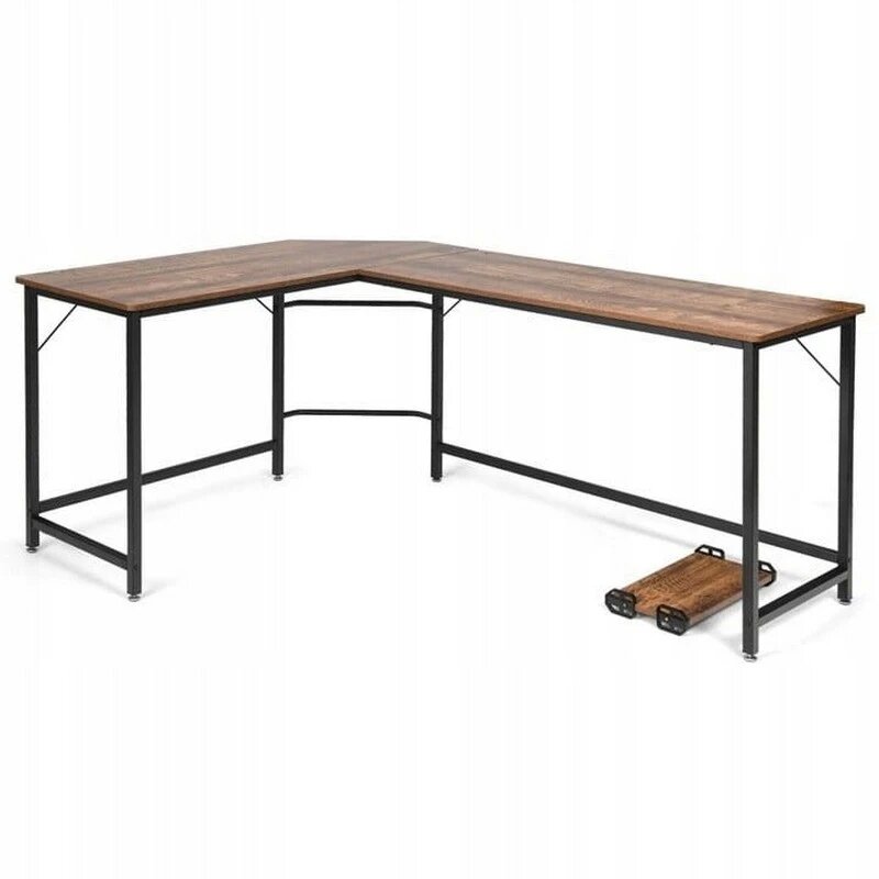 Ugaoni radni sto Kiwi Braon 168 x 125 cm - pogled 4