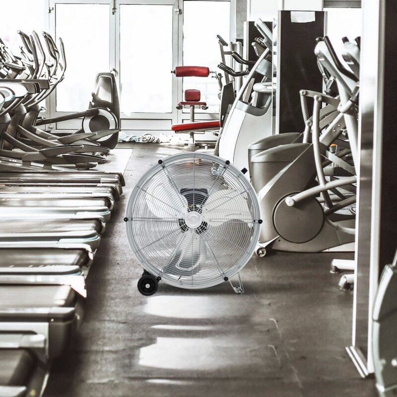 Podni ventilator 65cm 180W, 3 brzine, srebrni - pogled 4