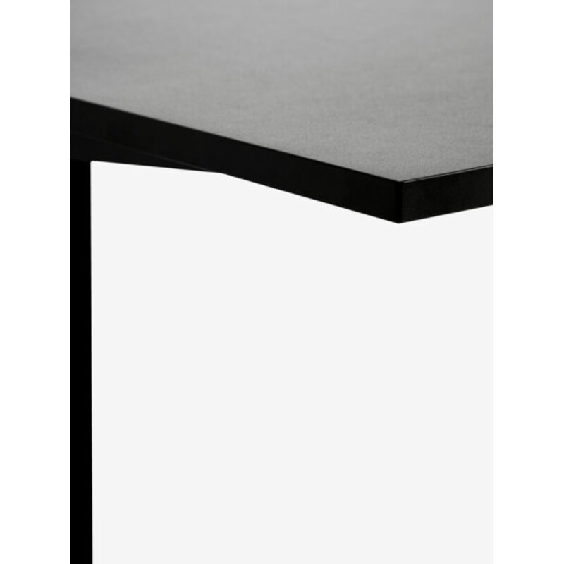 Radni sto STAUNING 80x160 cm, crna - pogled 4
