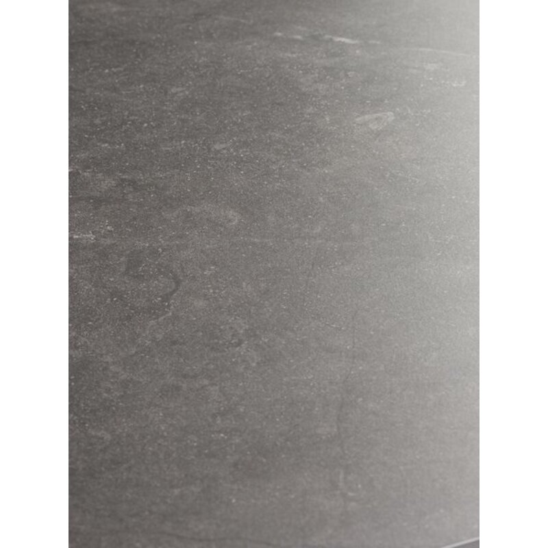 Baštenski sto KUMLA 95x150 cm, sivi, aluminijum i sinterovani kamen - pogled 4