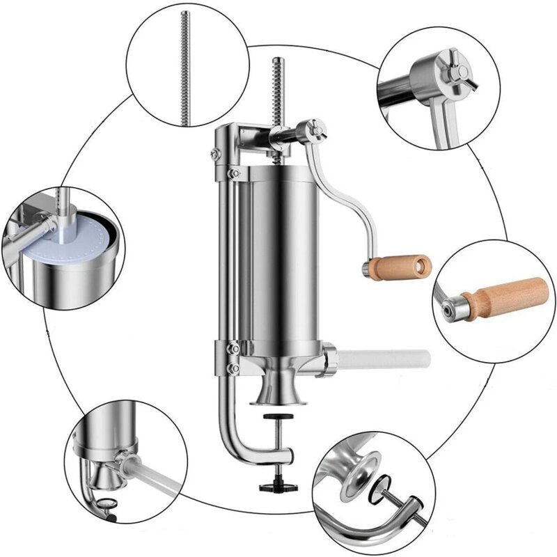 Konig Punilica za Kobasice KO-6P, 3kg, Metalna - pogled 4