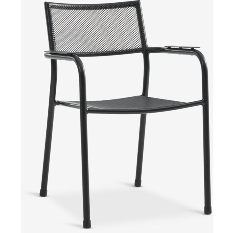 KAPPRUET D65 baštenski sto + 2 HEMSEDAL stolice, crna - pogled 4