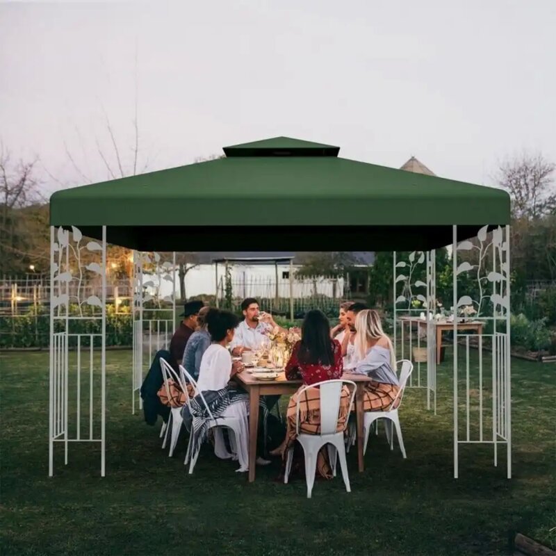 Venturo Zamensko platno za gazebo 3x3m, vodootporno, Zelena - pogled 4