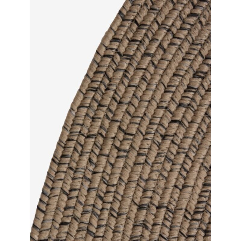Okrugli tepih BUESTARR R120cm natur/siva - pogled 4