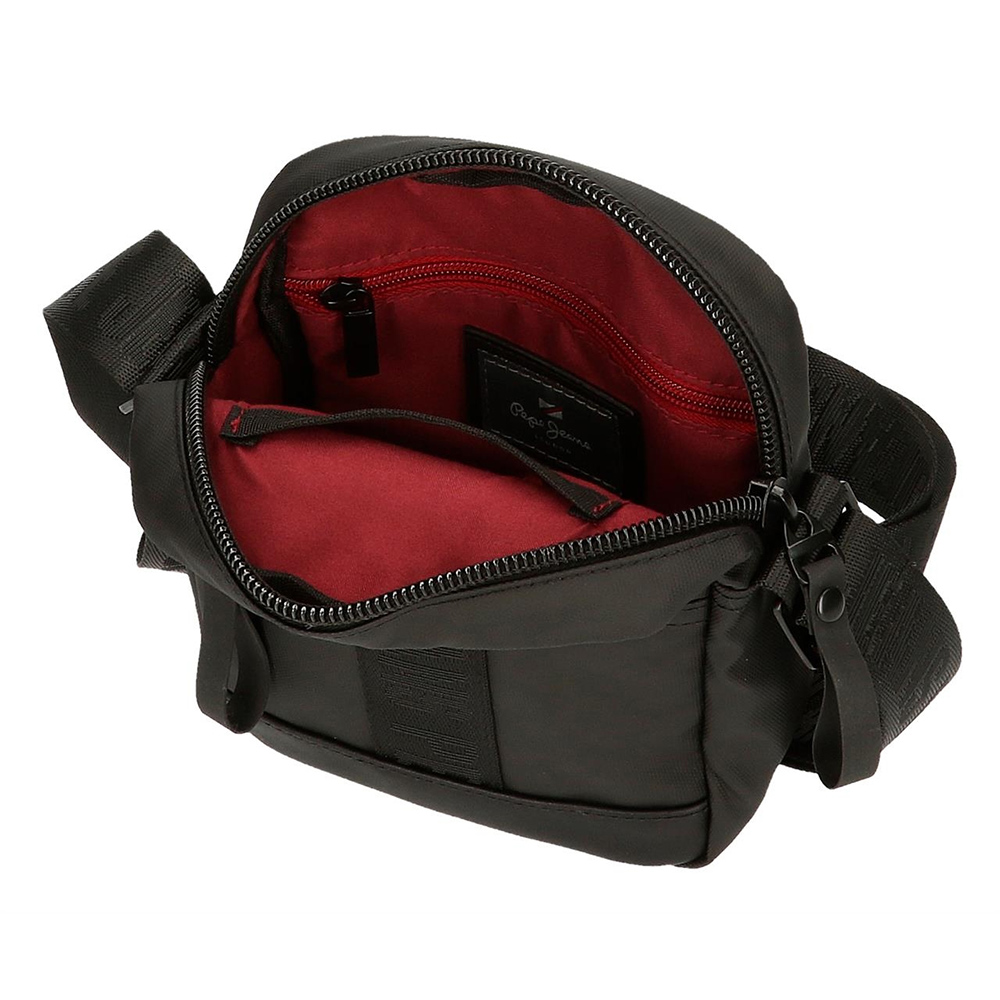 Muška torbica 19cm Pepe Jeans Hoxton black 73452 - pogled 4