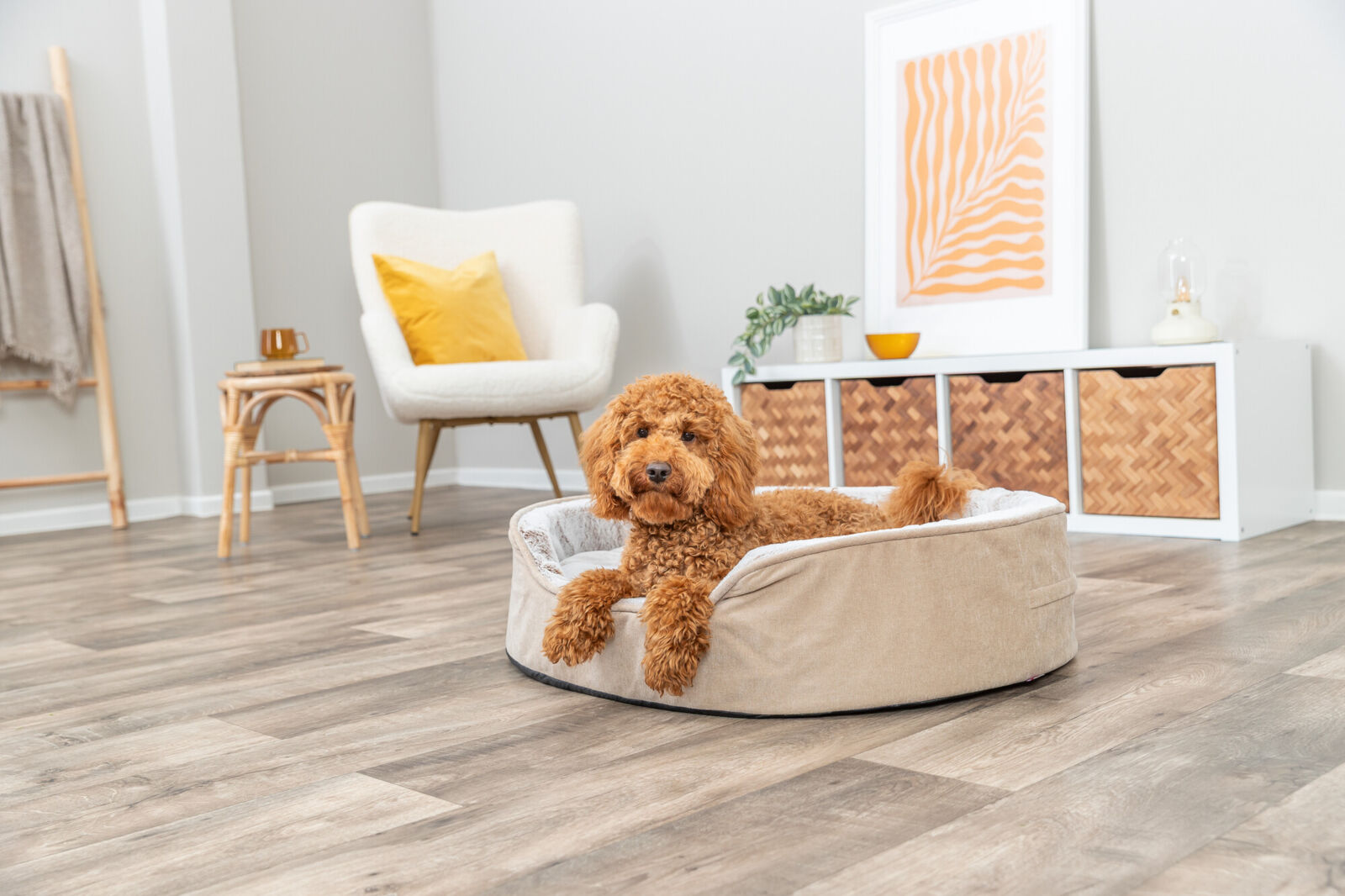 Ortopedski krevet za pse 60cm Lino Vital beige TRIXIE 374065 - pogled 4