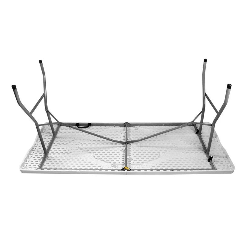 Gardlov Sklopivi Baštenski Set – Sto i 2 Klupe, Beli, 180cm - pogled 4